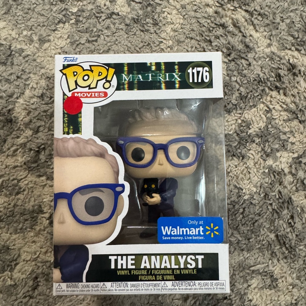 Funko Pop! Movies Matrix The Analyst Vinyl Figure #1176